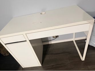 White desk