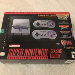 SNES Super Nintendo Entertainment System Classic Edition Mini Console