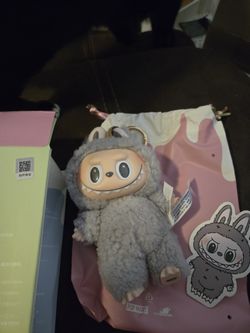 Macaron Labubu New Version - Sesame Bean