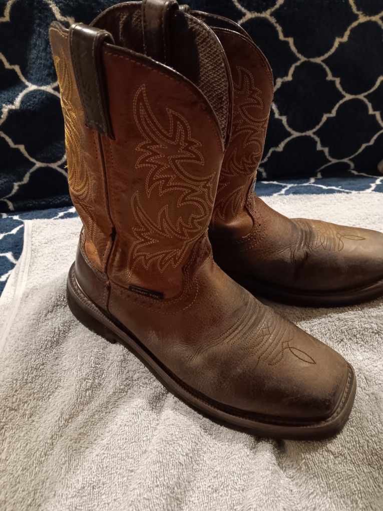 Justin Comp Toe Boots