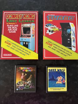 Atari 2600 Rare Games Turbo Donkey Kong Lost Levels Plus