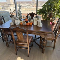 Dining Room Set Table And 4 Chairs 