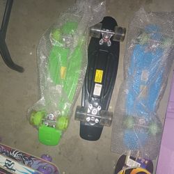 Penny Board Skateboards $20 Each With Light Up Lights On The Wheels