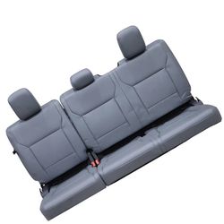 2023 F350 Crew Cab Rear Seat Split-Bench 2 Row 60/40 Vinyl Gray Assembly
