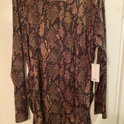 2XL Long Sleeve Dress