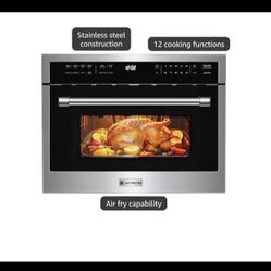 AAOBOSI 24 Inch Built in Microwave Convection Oven,1.6 Cu.Ft