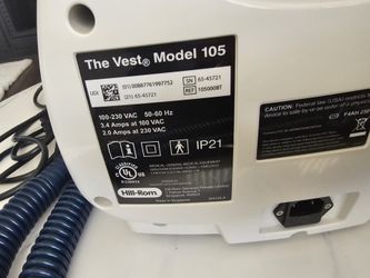 Hill-Rom The Vest® Model 105 Airway Clearance System – Complete Unit with Hoses & Power Cord
