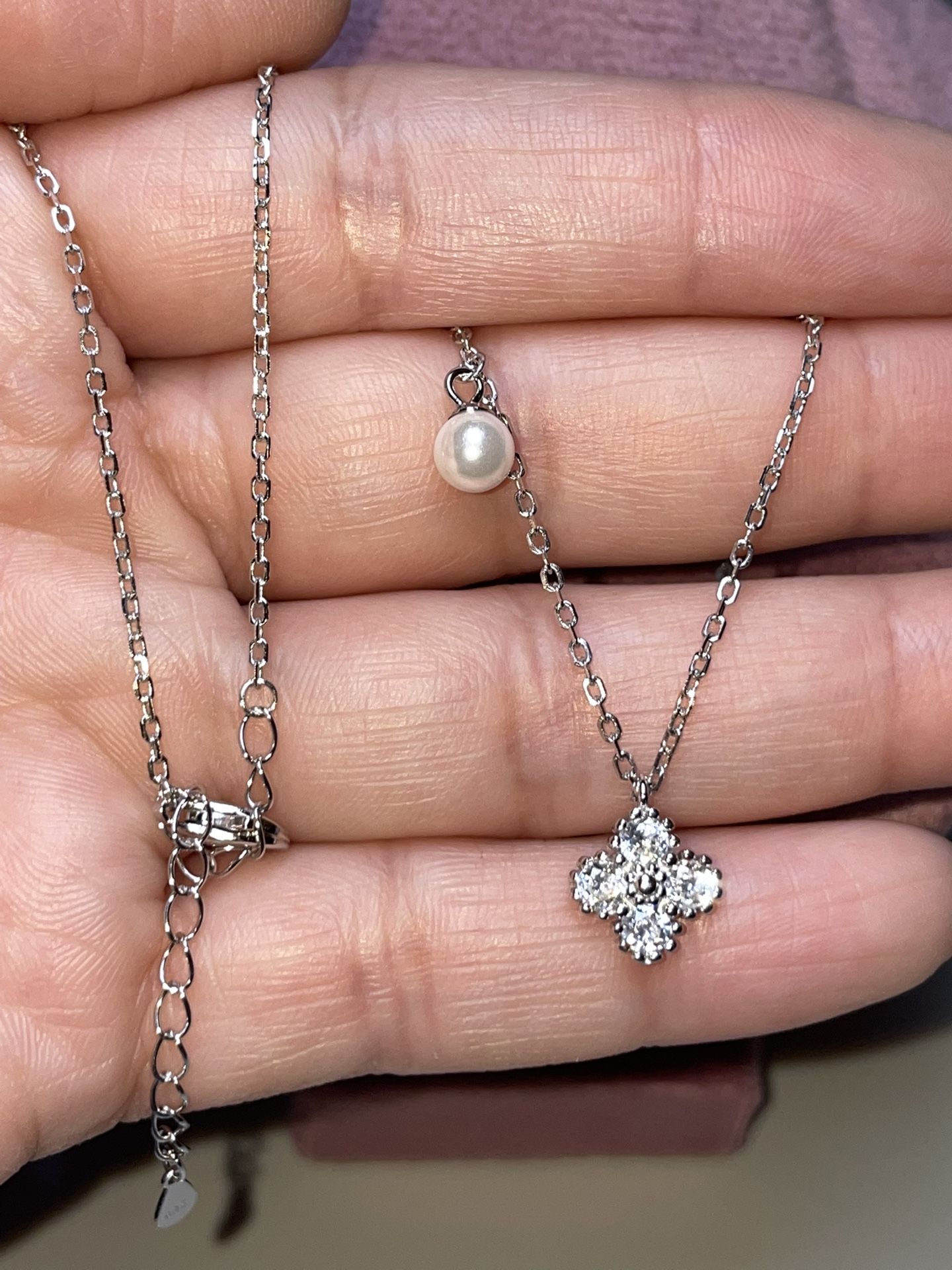 Cadena Trebol Plata .925