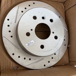 JBR1764XL MIN THK 8.5mm Drilled and Slotted Rear Rotor Pair