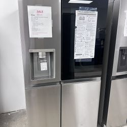 LG Side By Side Refrige With Instaview Unused 