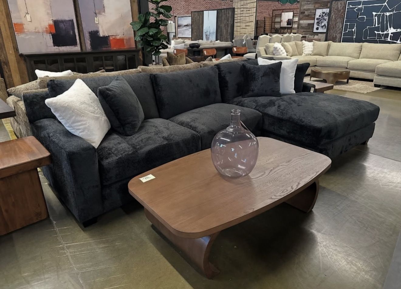 Black L Shape sofa , Same Day Delivery 🚚