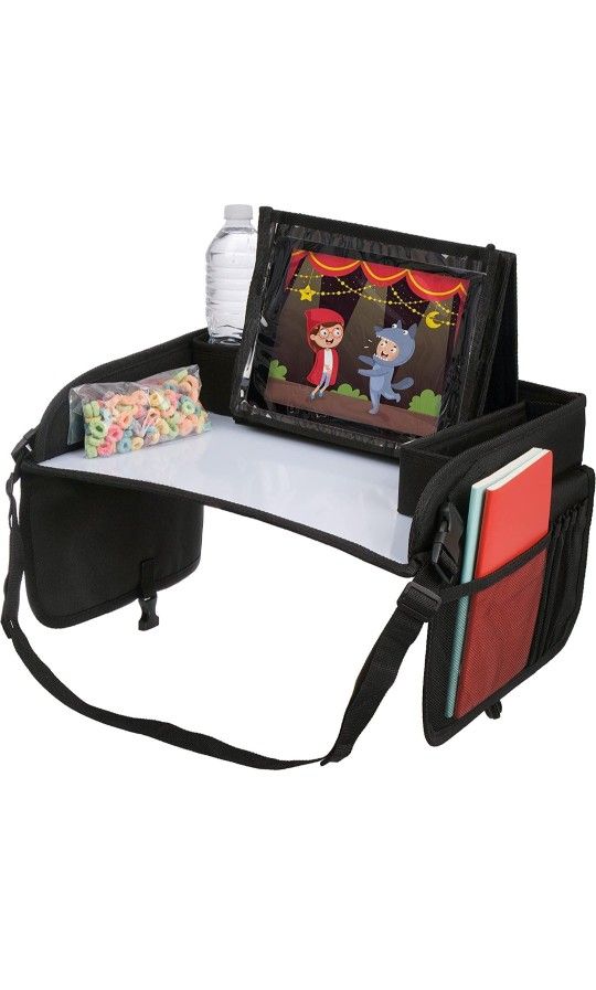 Lusso Gear Kids Travel Tray for Toddler Car Seat, Travel Tray for Kids Car Seat