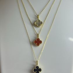 18K Gold Pendant Necklace – 9mm