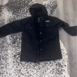 BRAND NEW Hurley Winter Jacket Heavy Duty Sherpa Lined Size Medium