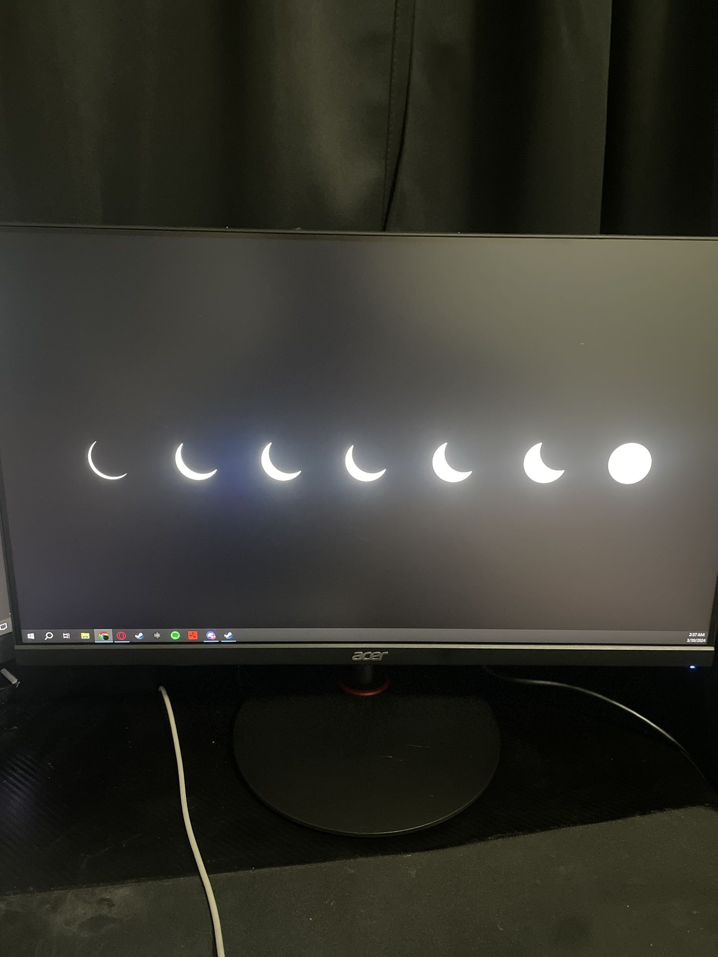 Acer Gaming Monitor 24in 180hz