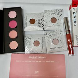COLOURPOP 4 Pressed Shadow + Belle Of The Ball+ Ultra Matte Lipstick Bumble NIB