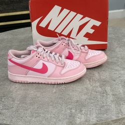 Triple Pink Dunks 
