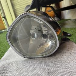 Chrome Motorcycle Headlight