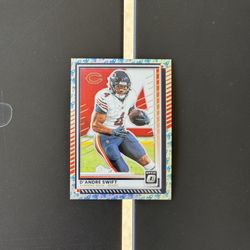 2025 Donruss Optic ROCKET Ship Emoji SSP D’Andre Swift Bears #154