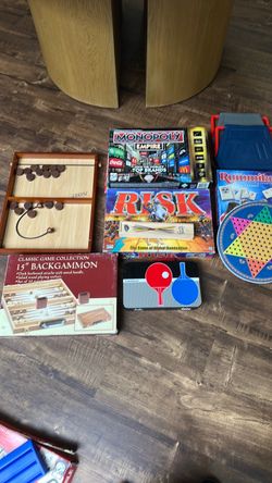 Board Game Lot – Risk, Monopoly, Rummikub & More