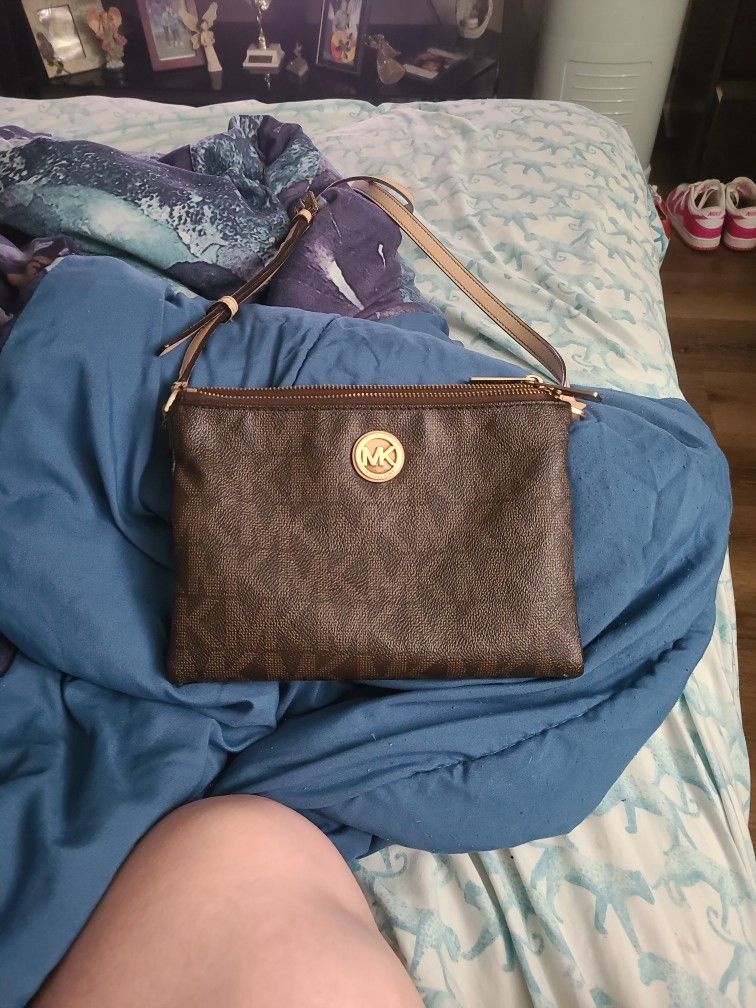 Michael Kors Jet Set Crossbody Bag Wallet, Medium - Brown