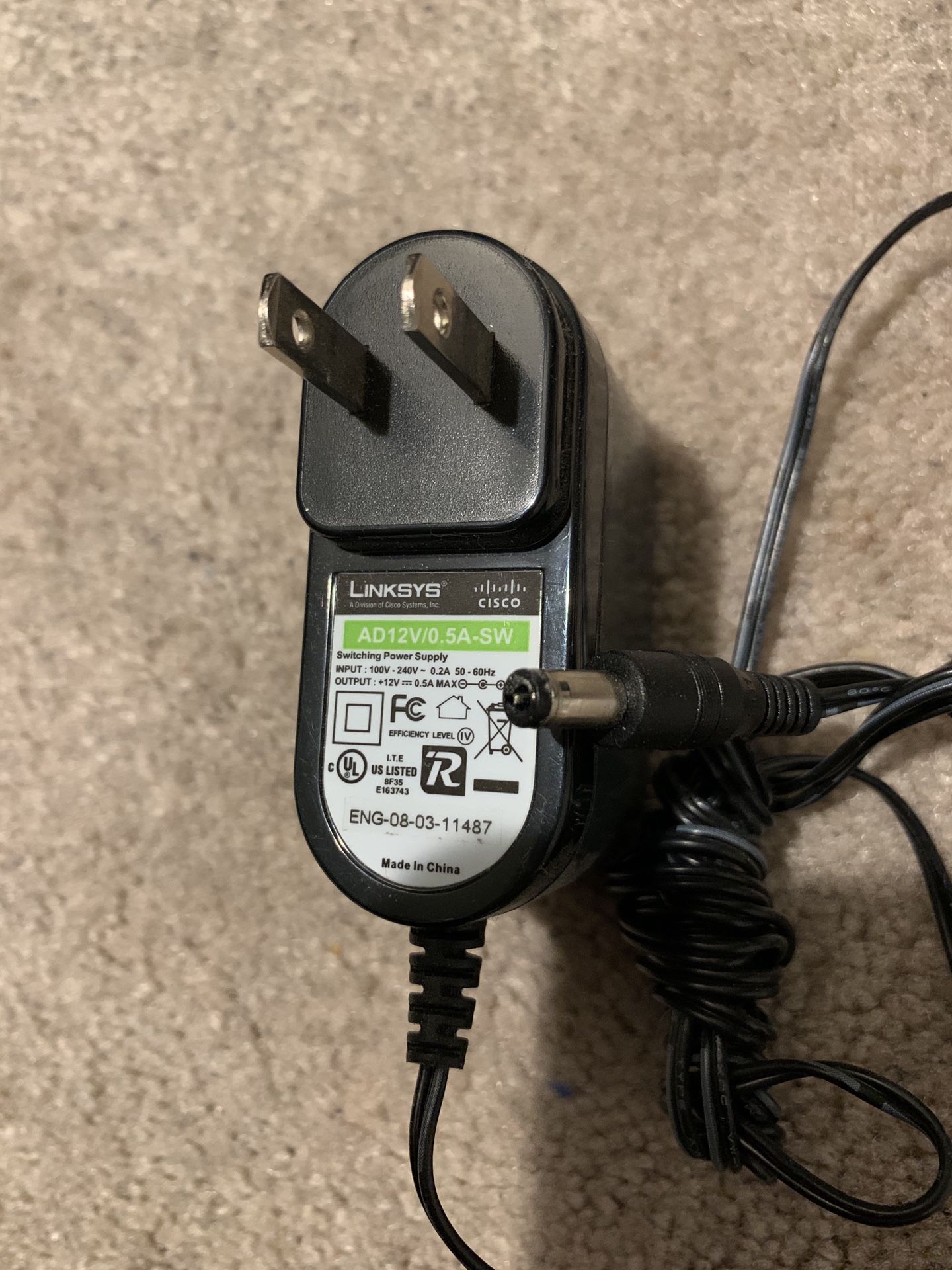LINKSYS POWER ADAPTER