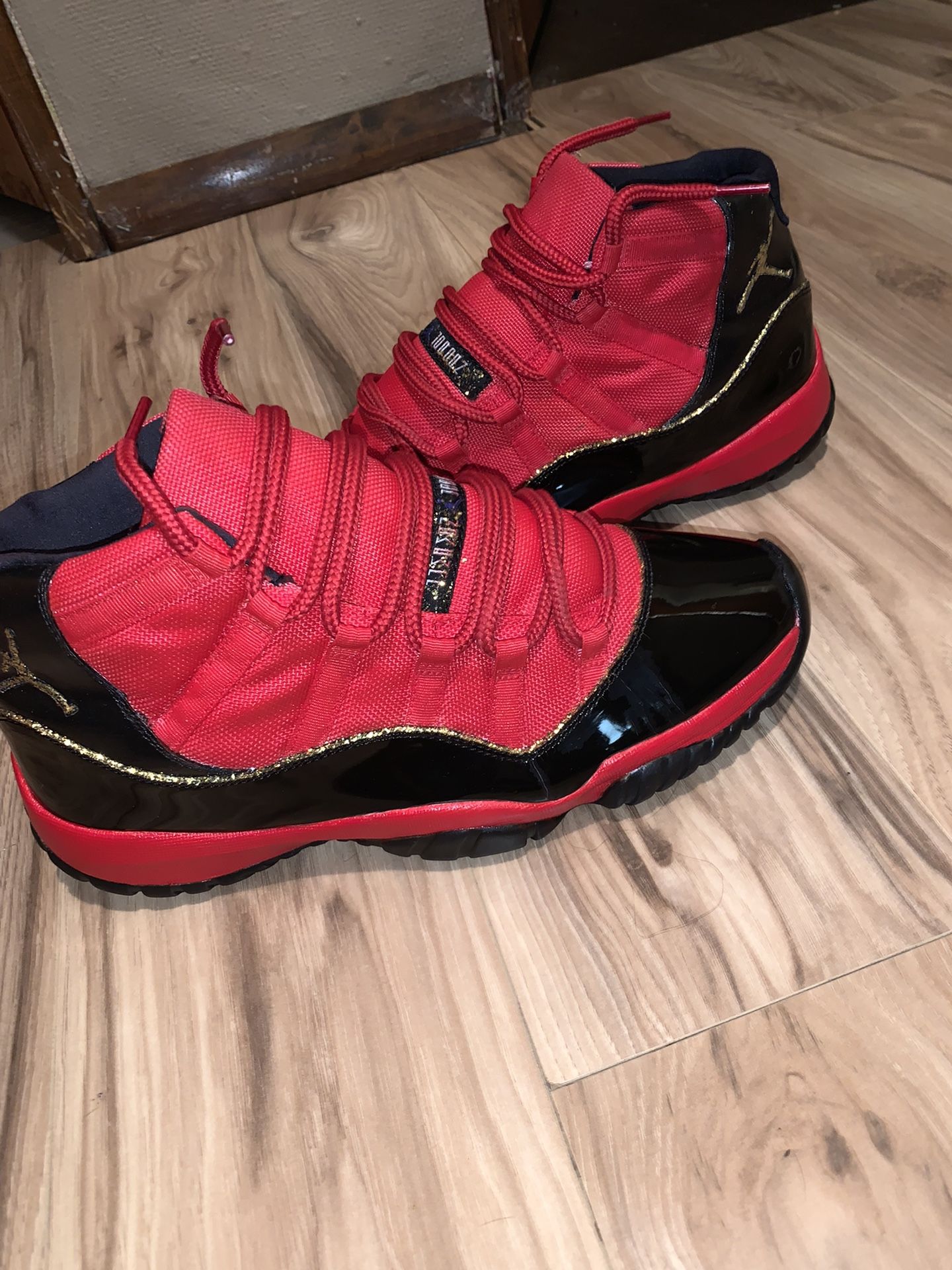 Gucci Red Air Jordan 11 Custom Sneakers Shoes