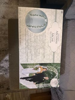 Lighted archway for wedding or event