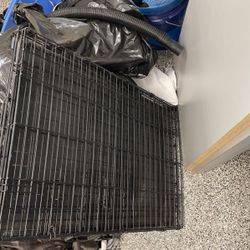 Dog Cage 32.5 Wide X 36 Long X 25 High. Must Go!! 