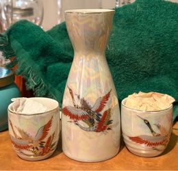 Vintage Japanese Sake Set