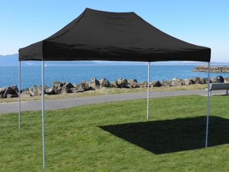 10x15 Pop Up Canopy Tent - Black