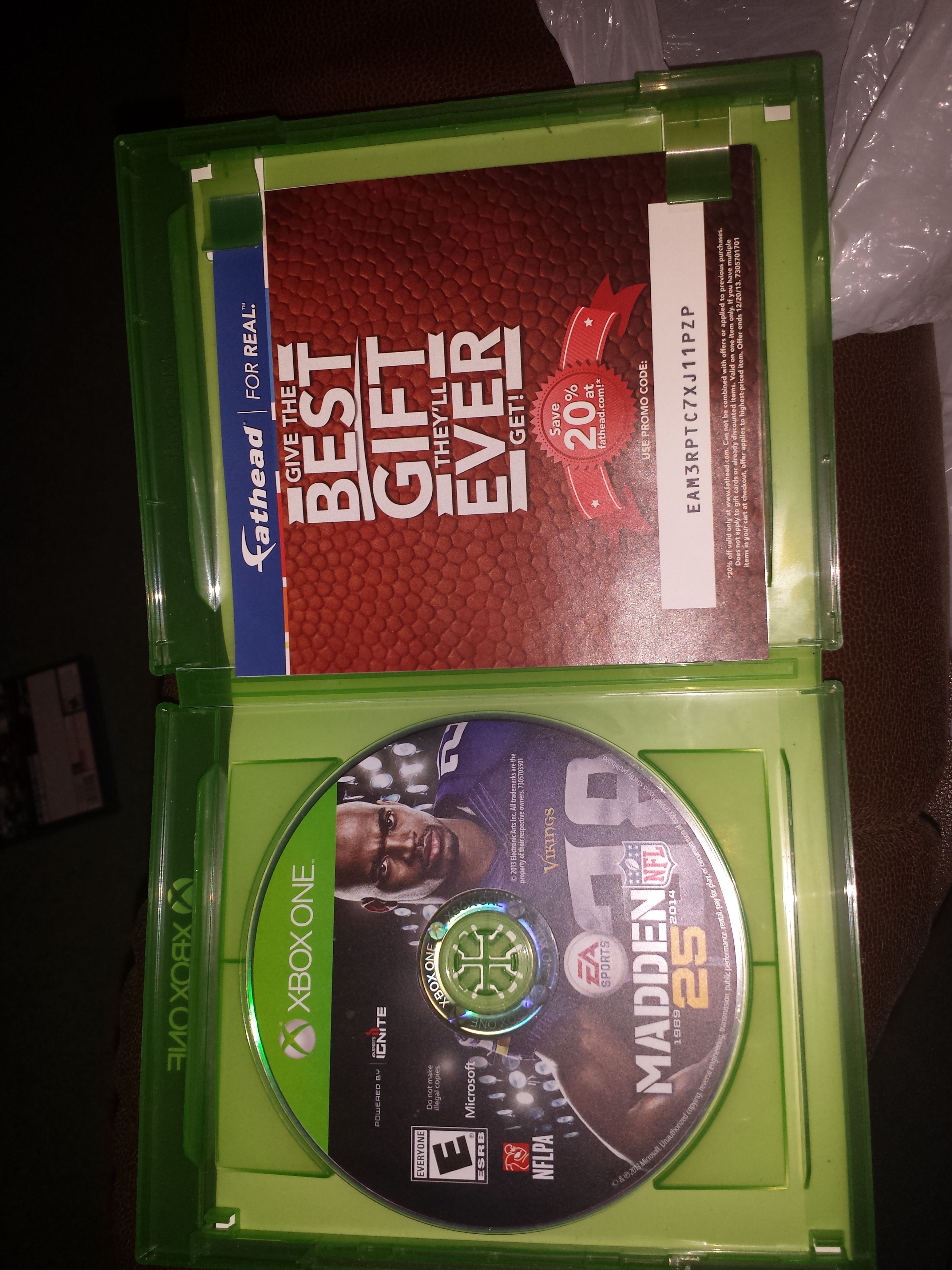 New madden 25th Anniversary Xbox one game