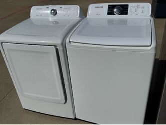 Samsung washer and Samsung dryer electric large load capacity in excellent working condition extra for delivery same day delivery and installation ava