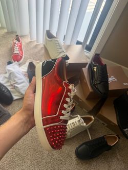 Red Shine Loubutin White