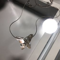 Mother pearl Butterfly necklace