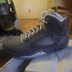 Jordan 5 wolf grey sz 13