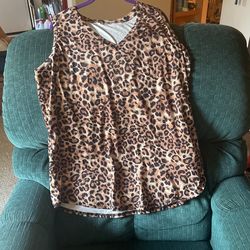 Lepord Print Tank Top