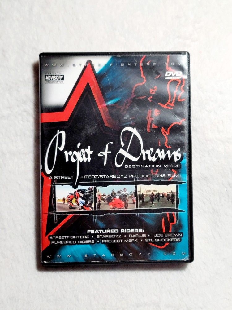 Project Of Dreams Destination Miami (StreetFighterz) DVD 2004