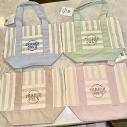 Trader Joe’s Mini Tote Summer Striped Collection
