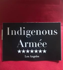 “Indigenous Armée” sticker