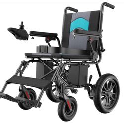 Electric Wheelchair for Adults, Foldable Power Wheelchair,15 Miles Long Travel Range, All Terrain Motorized Wheelchair for Seniors