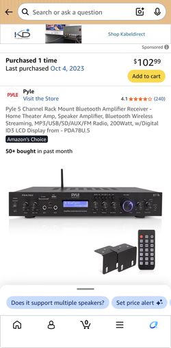 Home Theater Bluetooth Amp