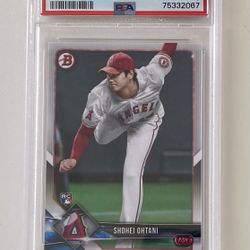 2018 Bowman #49 Shohei Ohtani Rookie PSA 9