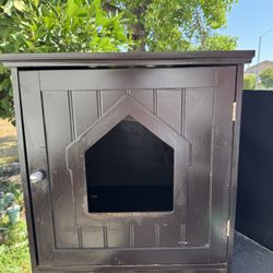 Wooden Box  Cat Litter