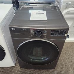 7.4 Cu. Ft. Vented SMART Stackable Electric Dryer in Black Steel with TurboSteam and Sensor Dry Technology