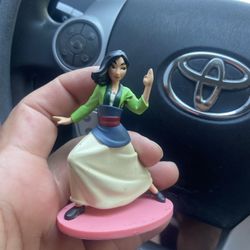 Disney Princess Mulan Action Figure Figurine Birthday Cake Topper 3.25"