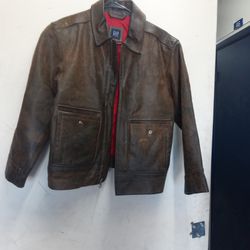 Vintage Gap Leather Jacket Sz L $30