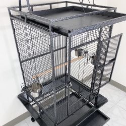 New in Box $155 Large 68-inch Tall Bird Cage with Rolling Stand for Parrots Parakeets Cockatiel Lovebird 