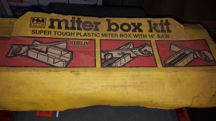 Miter box kit 14inch saw