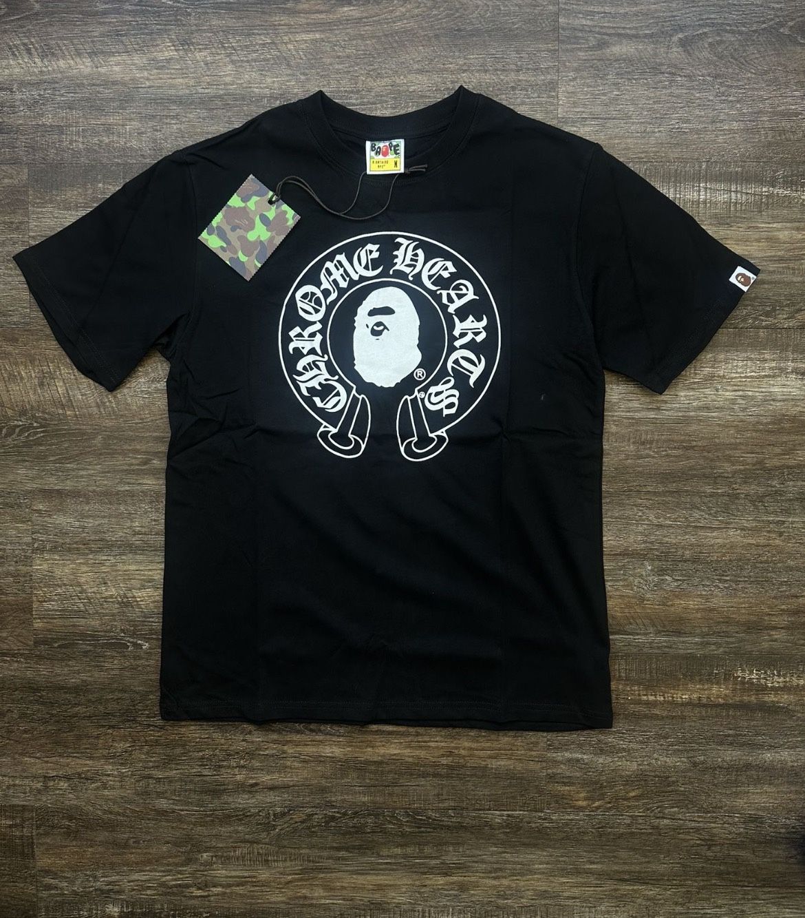 chrome hearts bape tee